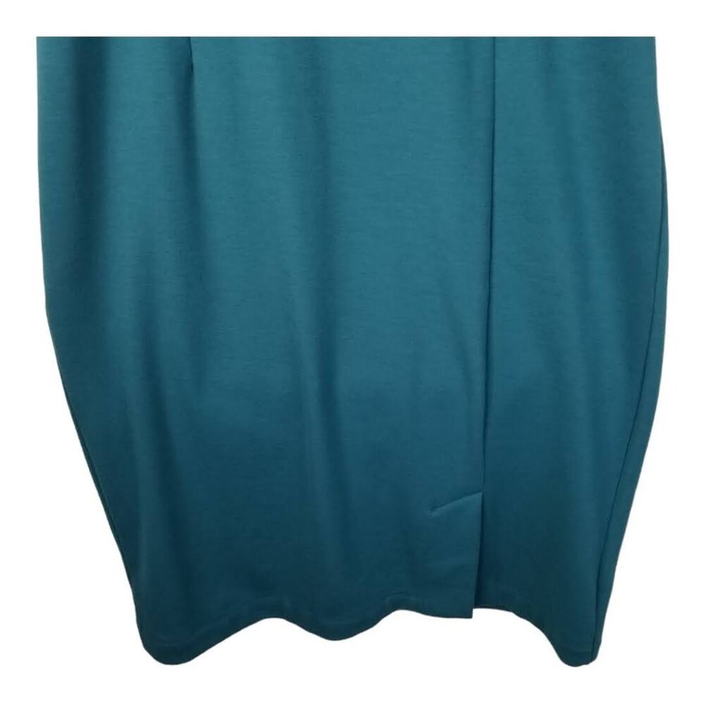 Eddie Bauer Dress Medium Sleeveless Tank Dress Midi Teal - Picture 5 of 8